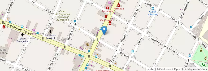Mapa de ubicacion de Rapipago, Colegiales en Argentina, Ciudad Autónoma De Buenos Aires, Buenos Aires.