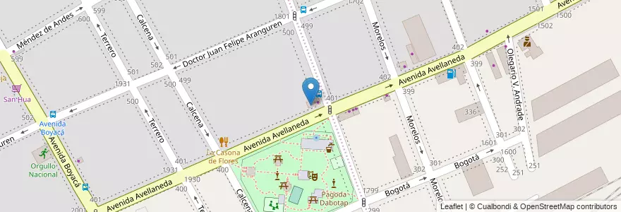 Mapa de ubicacion de Rapipago, Flores en آرژانتین, Ciudad Autónoma De Buenos Aires, Comuna 7, Buenos Aires.