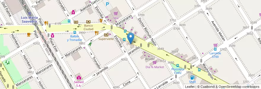 Mapa de ubicacion de Rapipago, Saavedra en Argentina, Ciudad Autónoma De Buenos Aires, Comuna 12, Buenos Aires.