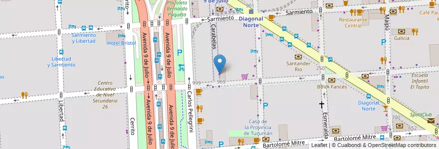 Mapa de ubicacion de Rapipago, San Nicolas en Argentina, Ciudad Autónoma De Buenos Aires, Comuna 1, Buenos Aires.