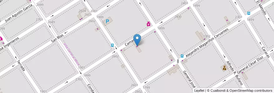 Mapa de ubicacion de RapiStand, Villa General Mitre en Argentinien, Ciudad Autónoma De Buenos Aires, Buenos Aires, Comuna 11.