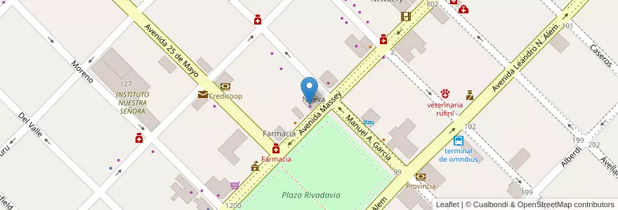 Mapa de ubicacion de Rataplán Librería en Argentina, Buenos Aires, Partido De Lincoln.