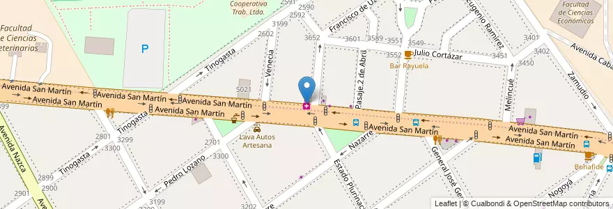 Mapa de ubicacion de Rawson, Agronomia en アルゼンチン, Ciudad Autónoma De Buenos Aires, ブエノスアイレス, Comuna 11, Comuna 15.