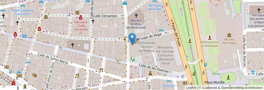 Mapa de ubicacion de Rayen Vegano en İspanya, Comunidad De Madrid, Comunidad De Madrid, Área Metropolitana De Madrid Y Corredor Del Henares, Madrid.