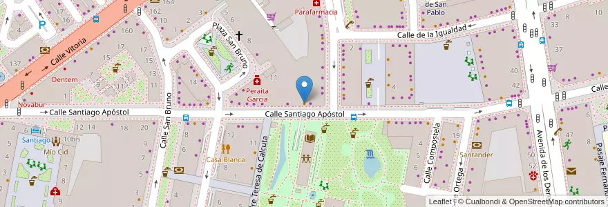 Mapa de ubicacion de Rebote en スペイン, カスティーリャ・イ・レオン州, Burgos, Alfoz De Burgos, Burgos.