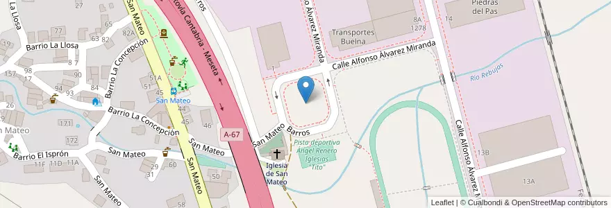 Mapa de ubicacion de Rebujas Rock Festival en إسبانيا, كانتابريا, منطقة كانتابريا, Besaya, Los Corrales De Buelna.