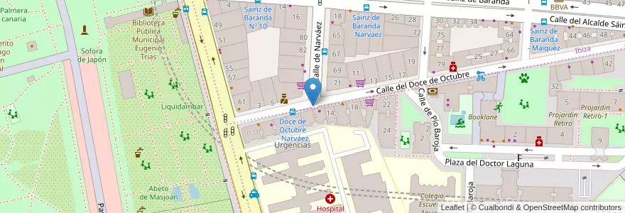 Mapa de ubicacion de Reciclado Cartón y Vidrio (Cristal NO) en Spanien, Autonome Gemeinschaft Madrid, Autonome Gemeinschaft Madrid, Área Metropolitana De Madrid Y Corredor Del Henares, Madrid.