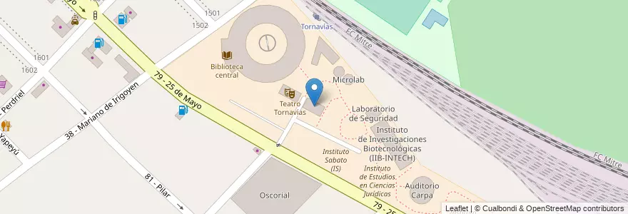Mapa de ubicacion de Rectorado en Arjantin, Buenos Aires, Partido De General San Martín.