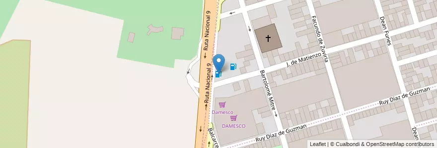 Mapa de ubicacion de Refinor en Arjantin, Salta, Capital, Municipio De Salta, Salta.