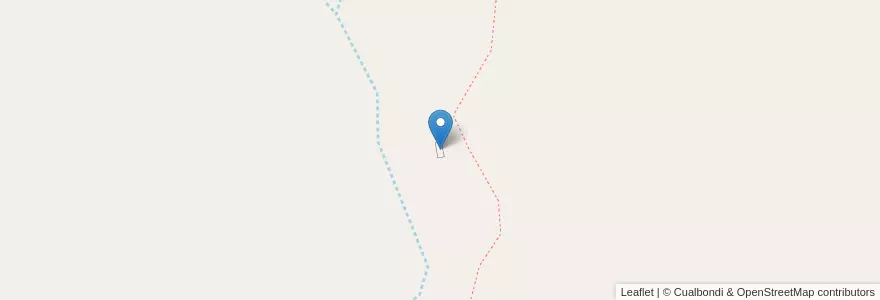 Mapa de ubicacion de Refugio Colombia en アルゼンチン, チリ, メンドーサ州, Departamento Las Heras, Distrito Las Cuevas.