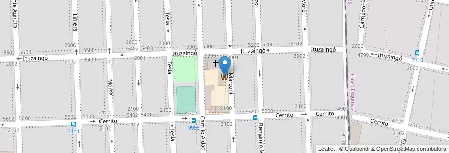 Mapa de ubicacion de Refugio Sol de Noche en Argentina, Santa Fe, Departamento Rosario, Municipio De Rosario, Rosario.
