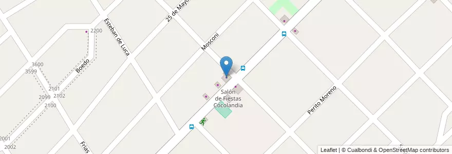 Mapa de ubicacion de Registro Civil en Argentina, Provincia Di Buenos Aires, Partido De Malvinas Argentinas, Los Polvorines.