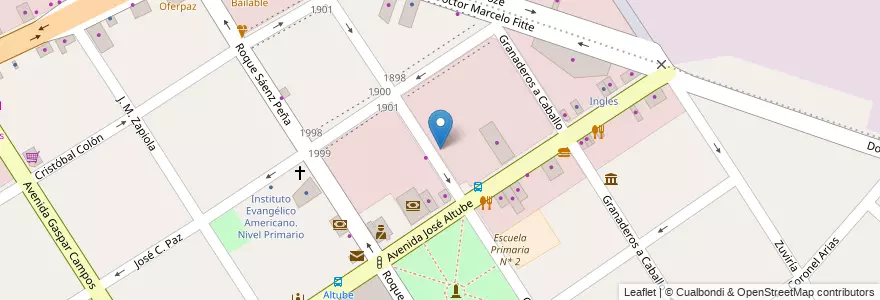 Mapa de ubicacion de Registro civil de José C. Paz en Argentinië, Buenos Aires, Partido De José C. Paz.