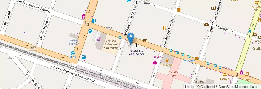 Mapa de ubicacion de Registro Provincial de las Personas en Argentinië, Buenos Aires, Partido De Moreno, Moreno.