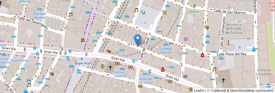 Mapa de ubicacion de Reina 17 en إسبانيا, منطقة مدريد, منطقة مدريد, Área Metropolitana De Madrid Y Corredor Del Henares, مدريد.