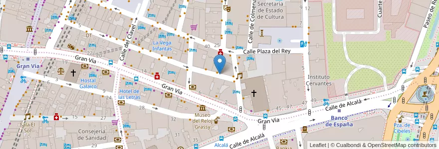 Mapa de ubicacion de REINA, CALLE, DE LA,24 en Spain, Community Of Madrid, Community Of Madrid, Área Metropolitana De Madrid Y Corredor Del Henares, Madrid.