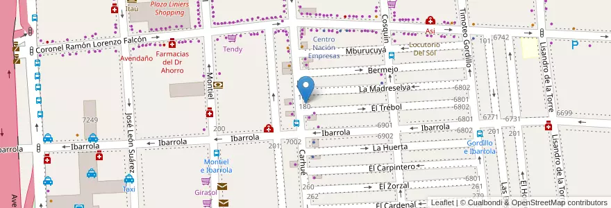 Mapa de ubicacion de Remis, Liniers en Argentinien, Ciudad Autónoma De Buenos Aires, Comuna 9, Buenos Aires.
