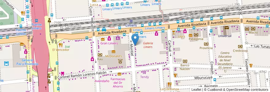 Mapa de ubicacion de Remis, Liniers en آرژانتین, Ciudad Autónoma De Buenos Aires, Comuna 9, Buenos Aires.