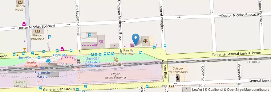 Mapa de ubicacion de Remís SANSON en Argentina, Buenos Aires, Partido De Florencio Varela, Florencio Varela.