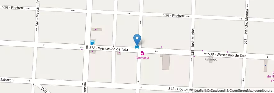Mapa de ubicacion de Remis Valentina en الأرجنتين, بوينس آيرس, Partido De Tres De Febrero, Caseros.
