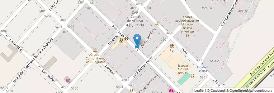 Mapa de ubicacion de Remiseria El Loco, Villa Lugano en الأرجنتين, Ciudad Autónoma De Buenos Aires, Buenos Aires, Comuna 8.