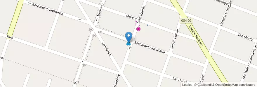 Mapa de ubicacion de Remises en Argentinië, Buenos Aires, Partido Del Pilar, Presidente Derqui.