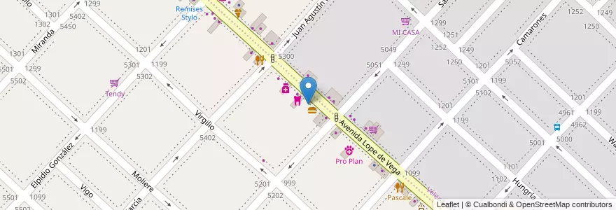 Mapa de ubicacion de Remises Casa Fabio, Villa Luro en アルゼンチン, Ciudad Autónoma De Buenos Aires, ブエノスアイレス, Comuna 10.