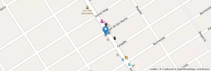 Mapa de ubicacion de Remises El Callao en Argentinië, Buenos Aires, Partido De Malvinas Argentinas, Grand Bourg.