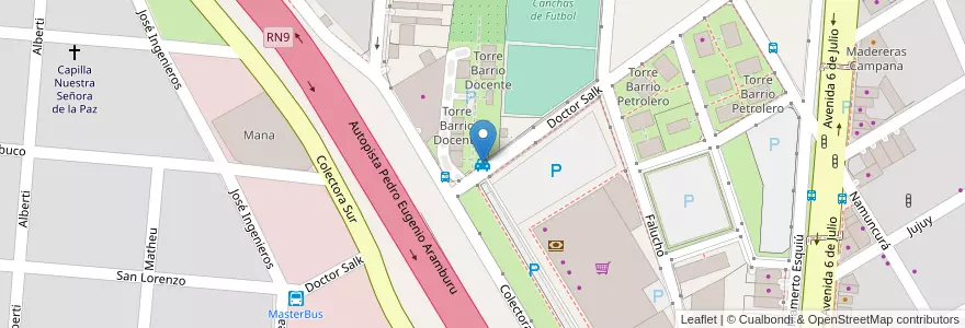 Mapa de ubicacion de Remises El Entrerriano en Argentina, Buenos Aires, Partido De Campana.