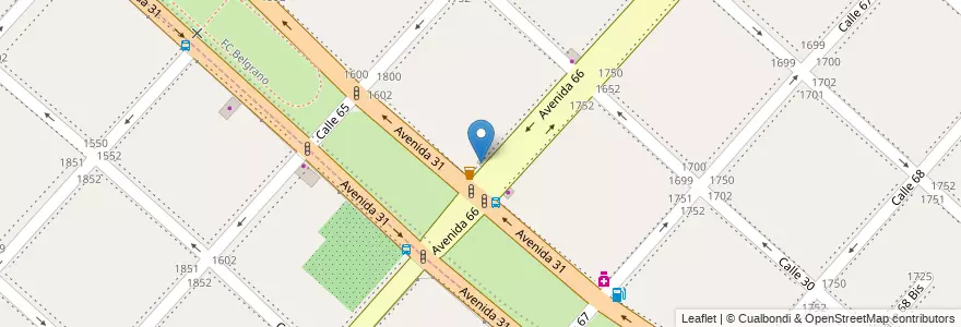 Mapa de ubicacion de Remises Gissi, Casco Urbano en Argentinië, Buenos Aires, Partido De La Plata, La Plata.