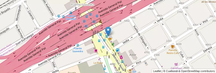 Mapa de ubicacion de Remises Ramallo, Nuñez en アルゼンチン, Ciudad Autónoma De Buenos Aires, Partido De Vicente López, ブエノスアイレス, Comuna 13, Vicente López.