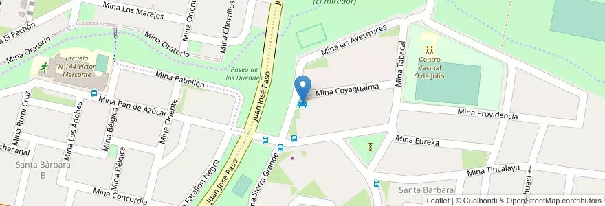 Mapa de ubicacion de Remises San Gabriel - Teléfono: +54 (0388) 4274474 en الأرجنتين, Jujuy, Departamento Palpalá, Municipio De Palpalá.