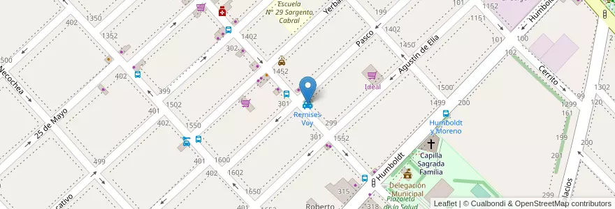 Mapa de ubicacion de Remises Voy en Arjantin, Buenos Aires, Partido De La Matanza, Ramos Mejía.