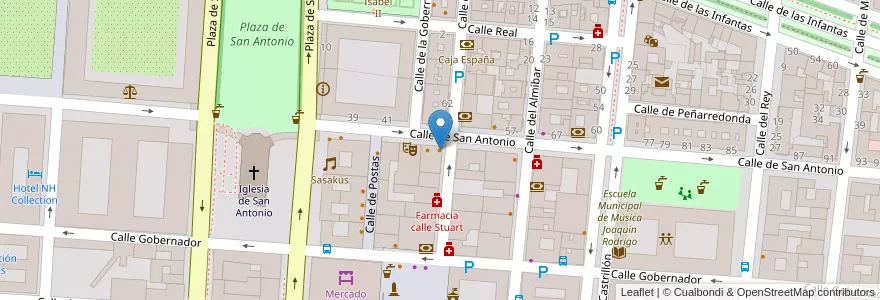 Mapa de ubicacion de Remo en Испания, Мадрид, Мадрид, Las Vegas, Aranjuez.