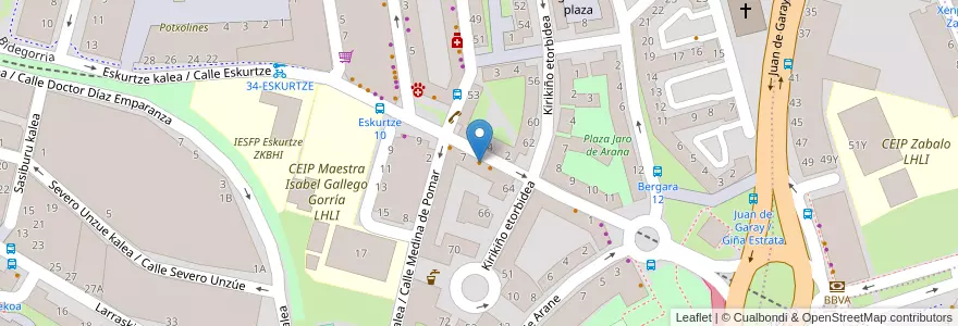 Mapa de ubicacion de Remy en Испания, Страна Басков, Bizkaia, Bilboaldea, Бильбао.