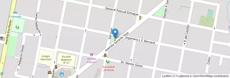 Mapa de ubicacion de Renacer en Аргентина, Междуречье, Departamento Concordia, Distrito Suburbios, Concordia, Concordia.