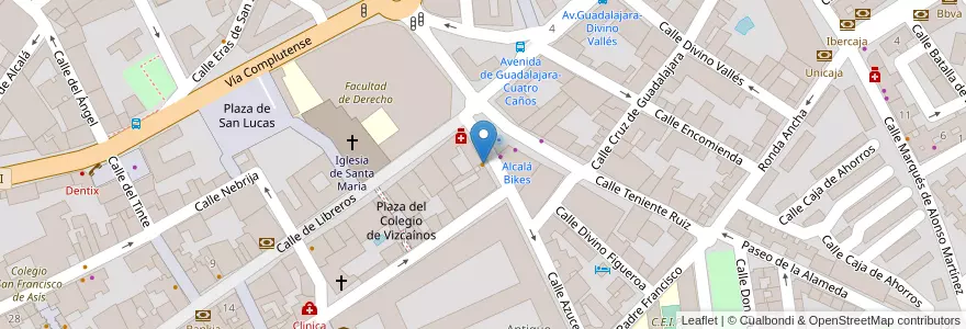 Mapa de ubicacion de Renacimiento en Испания, Мадрид, Мадрид, Área Metropolitana De Madrid Y Corredor Del Henares, Alcalá De Henares.
