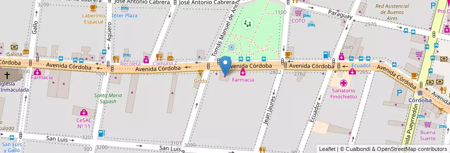 Mapa de ubicacion de Renault Minuto, Balvanera en アルゼンチン, Ciudad Autónoma De Buenos Aires, ブエノスアイレス.