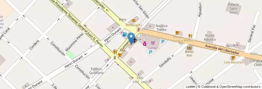 Mapa de ubicacion de Renault Minuto en アルゼンチン, ブエノスアイレス州, Partido De San Fernando, Victoria.