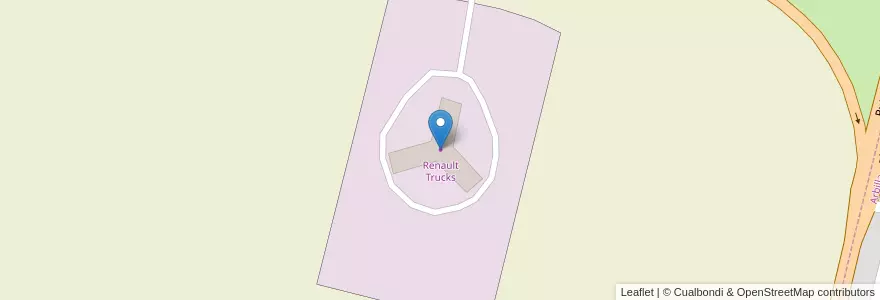 Mapa de ubicacion de Renault Trucks en Arjantin, Santa Fe, Departamento Rosario, Municipio De Piñero.