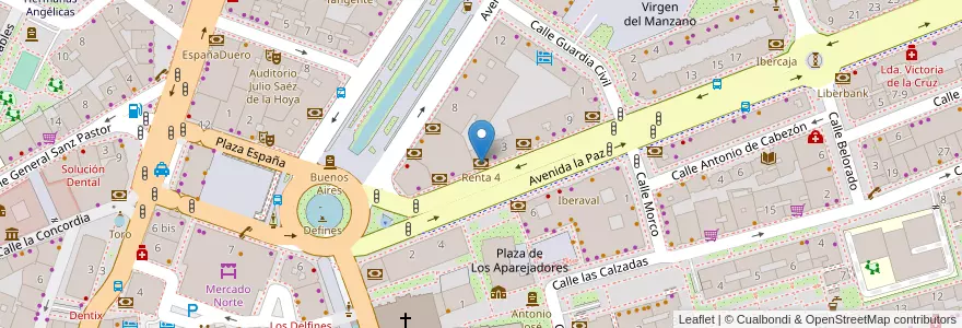Mapa de ubicacion de Renta 4 en Испания, Кастилия И Леон, Бургос, Alfoz De Burgos, Burgos.