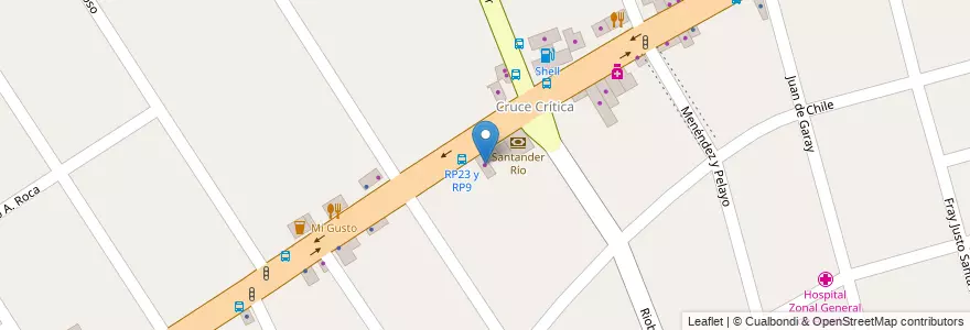 Mapa de ubicacion de Rental Station en Argentine, Province De Buenos Aires, Partido De Tigre, Don Torcuato.