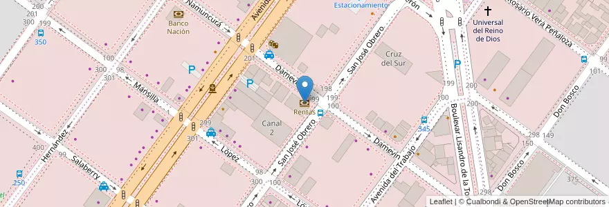 Mapa de ubicacion de Rentas en آرژانتین, استان سانتا کروس، آرژانتین, شیلی, Mercado De La Ciudad, Deseado, Caleta Olivia.