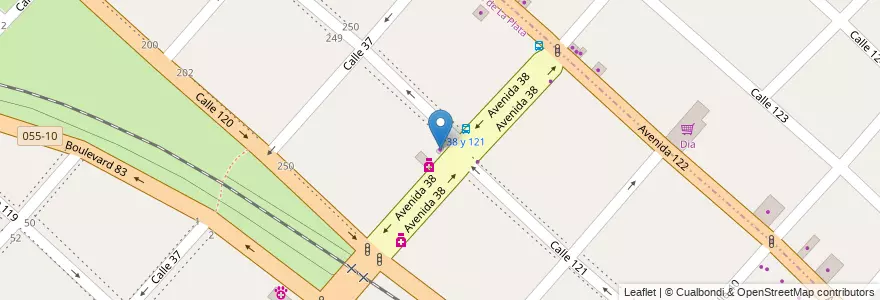 Mapa de ubicacion de Reparación de Calzado, Casco Urbano en Arjantin, Buenos Aires, Partido De La Plata, La Plata.