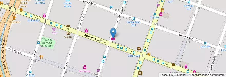 Mapa de ubicacion de RepensarMe - Consultorio Psicologico en آرژانتین, Córdoba, Departamento Capital, Pedanía Capital, Córdoba, Municipio De Córdoba.