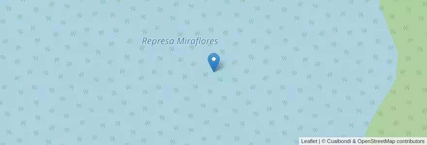 Mapa de ubicacion de Represa Miraflores en アルゼンチン, エントレ・リオス州, Departamento Federación, Distrito Atencio Al Este.