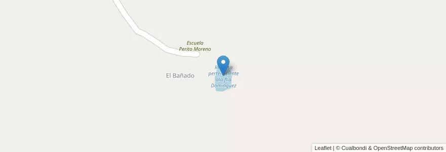 Mapa de ubicacion de Represa perteneciente ala flia Dominguez en Arjantin, Córdoba, Departamento Pocho, Pedanía Chancaní.