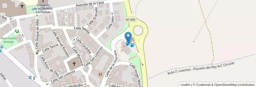 Mapa de ubicacion de REPSOL en Испания, Мадрид, Мадрид, Cuenca Del Henares, Loeches.