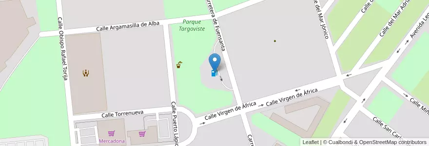 Mapa de ubicacion de REPSOL en スペイン, カスティーリャ＝ラ・マンチャ州, Ciudad Real, Campo De Calatrava, Ciudad Real.