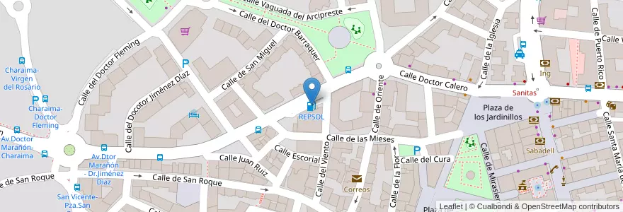 Mapa de ubicacion de REPSOL en Испания, Мадрид, Мадрид, Área Metropolitana De Madrid Y Corredor Del Henares, Majadahonda.